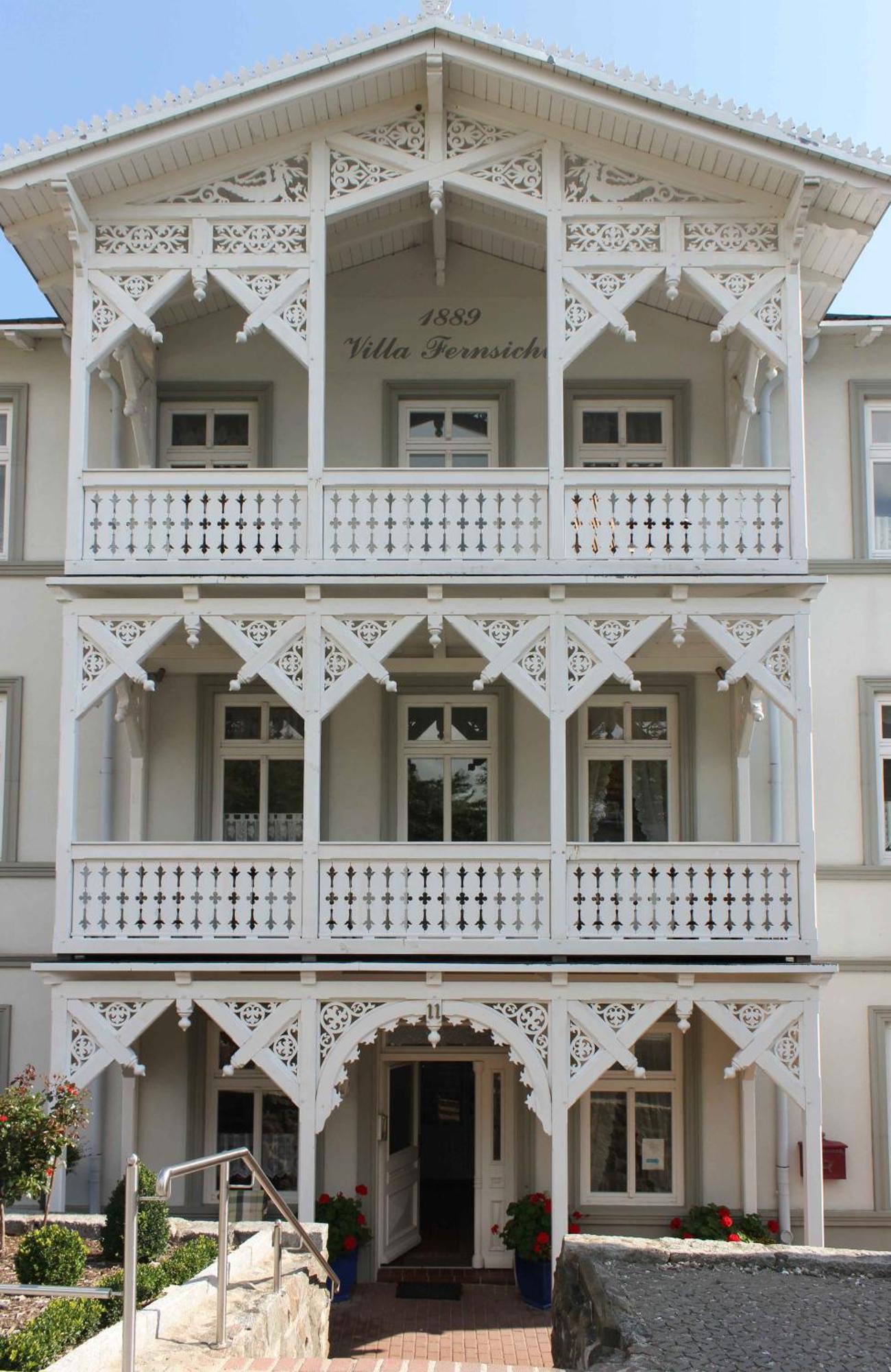 Villa Fernsicht - Wohnung Nr 1 - Mit Meerblick Зассніц Екстер'єр фото