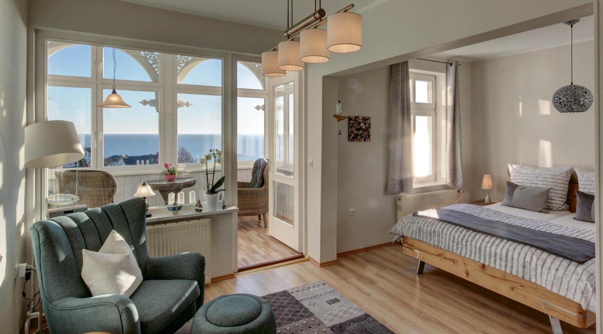 Villa Fernsicht - Wohnung Nr 1 - Mit Meerblick Зассніц Екстер'єр фото