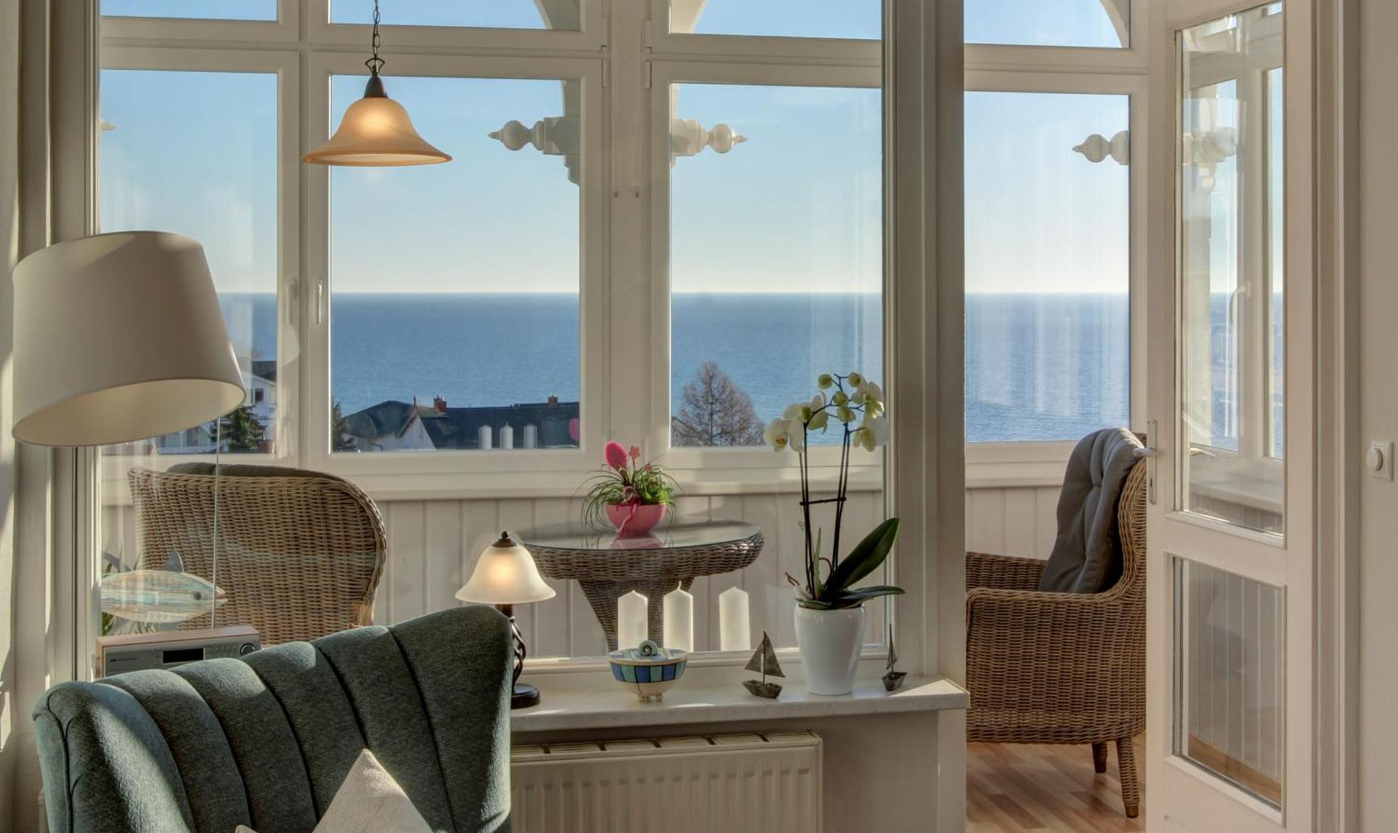Villa Fernsicht - Wohnung Nr 1 - Mit Meerblick Зассніц Екстер'єр фото