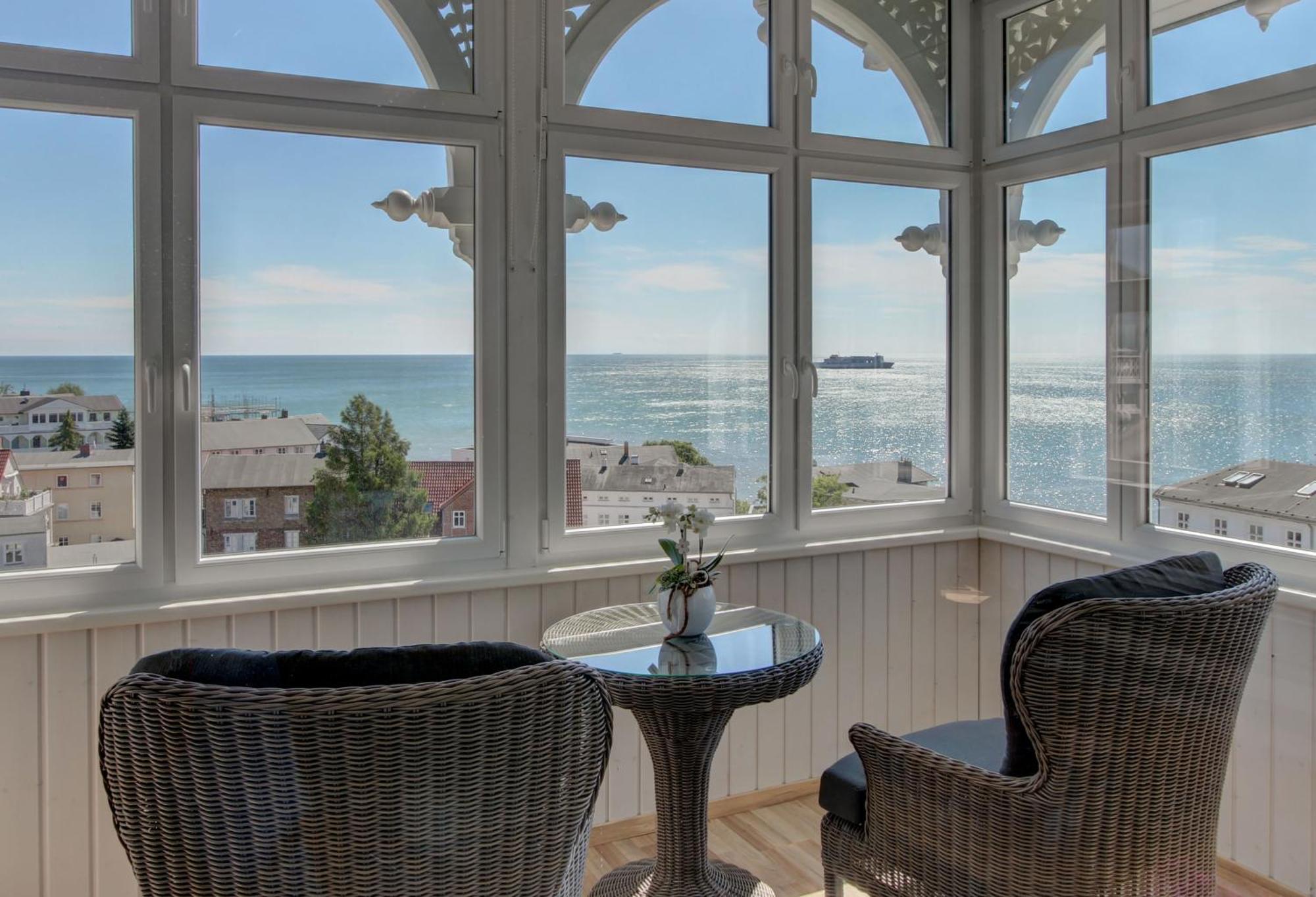Villa Fernsicht - Wohnung Nr 1 - Mit Meerblick Зассніц Екстер'єр фото